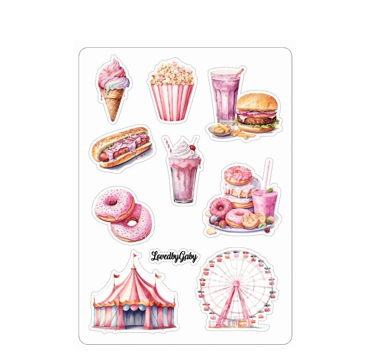 LovedbyGaby stickers Kermis/Circus/Carnival