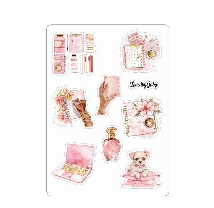 LovedbyGaby stickers Planner Glam