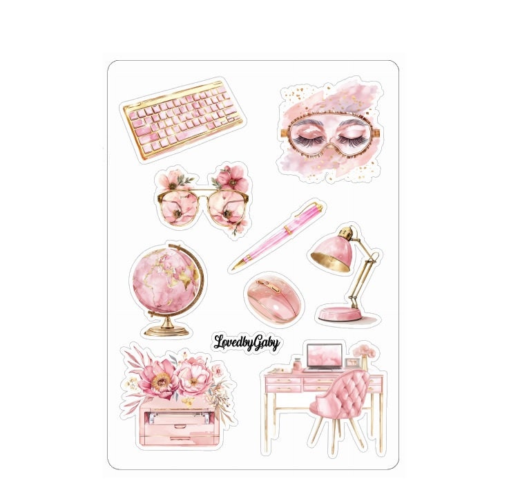 LovedbyGaby stickers Planner Glam