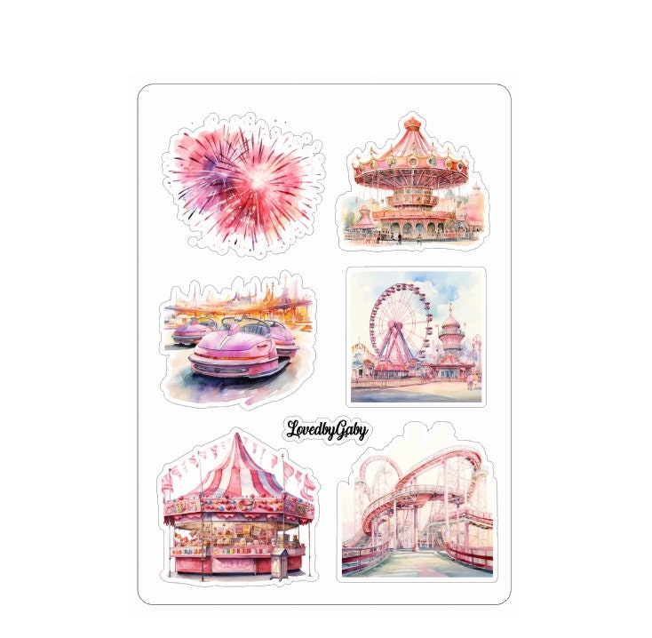 LovedbyGaby stickers Kermis/Circus/Carnival