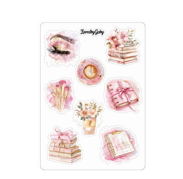 LovedbyGaby stickers Planner Glam