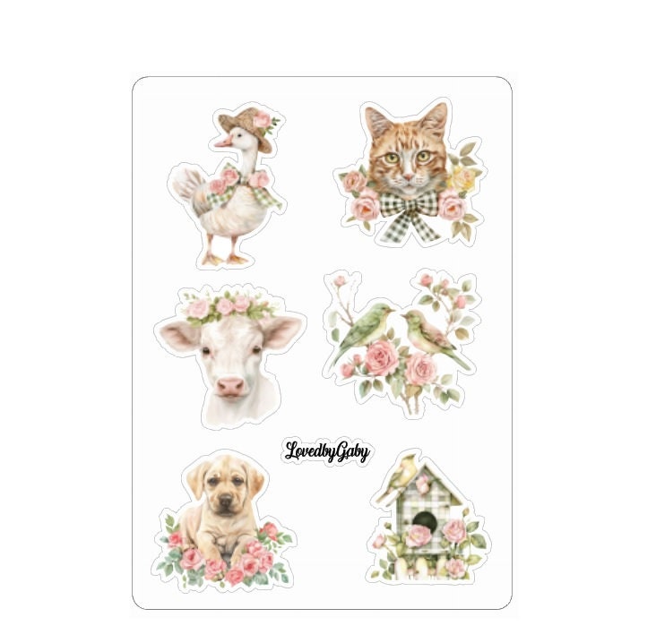 LovedbyGaby stickers Cottage