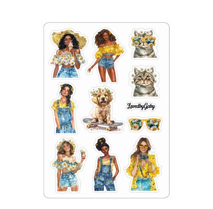 LovedbyGaby stickers Summer in the City
