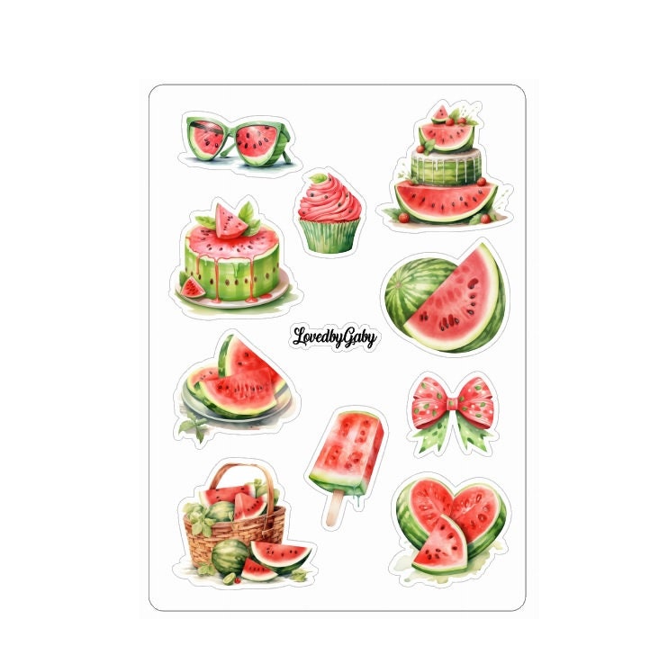 LovedbyGaby stickers Watermelon