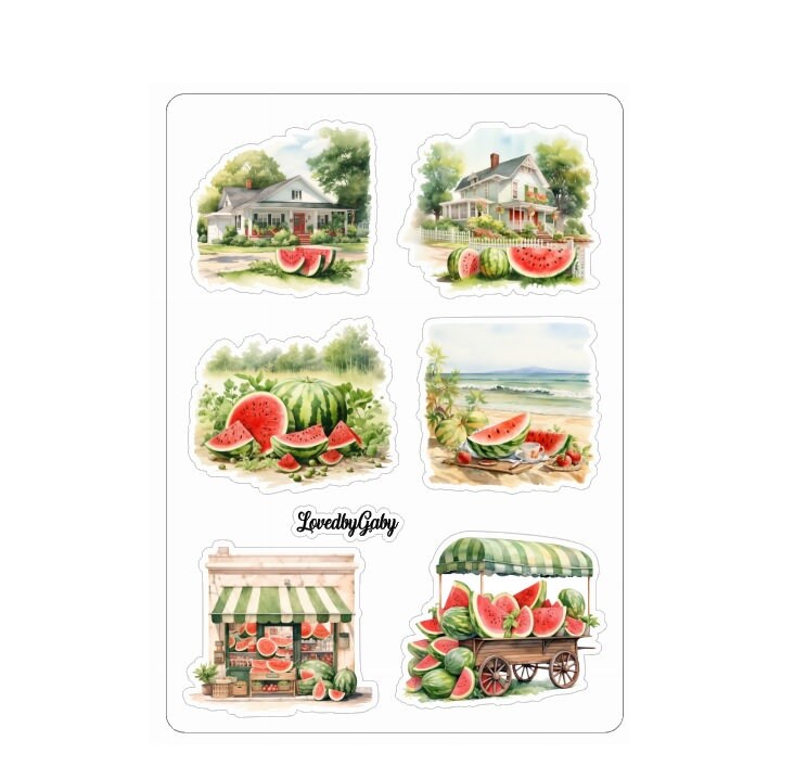 LovedbyGaby stickers Watermelon