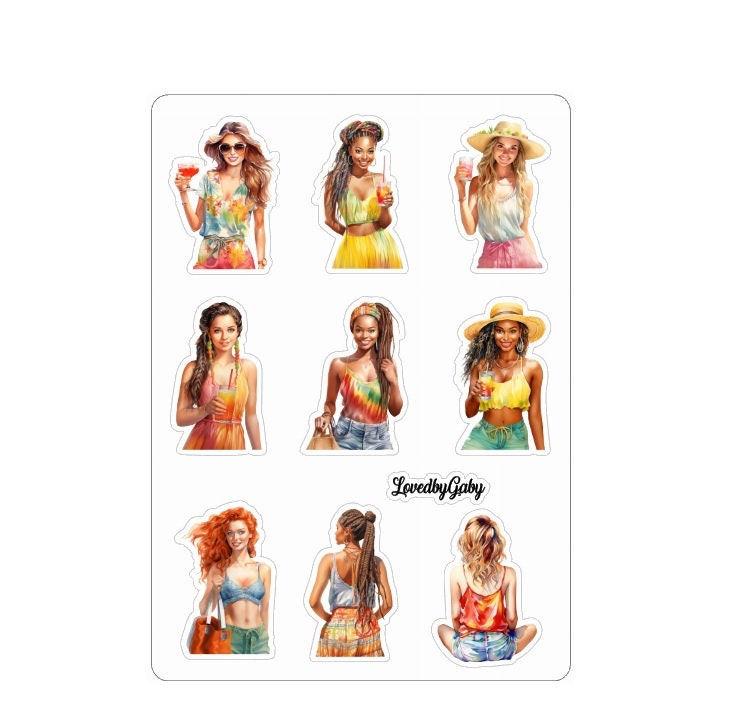LovedbyGaby stickers Colorful Beach