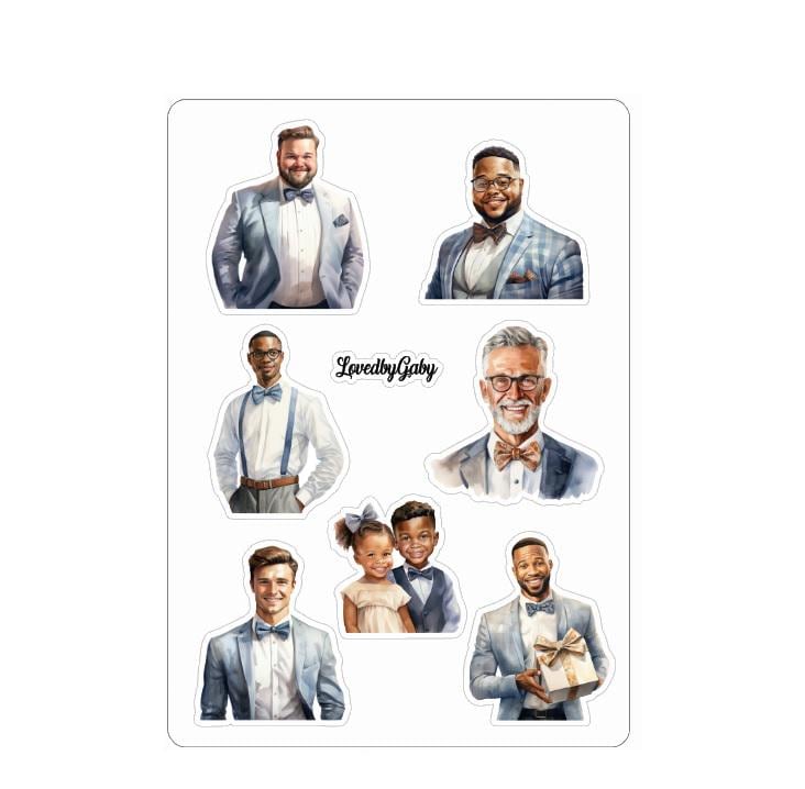 LovedbyGaby stickers Fathers