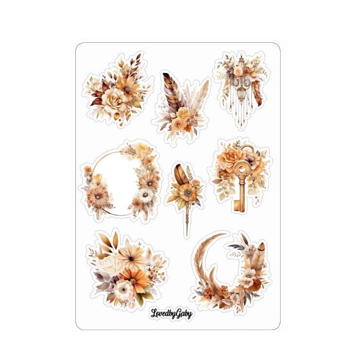 LovedbyGaby stickers Boho Chic