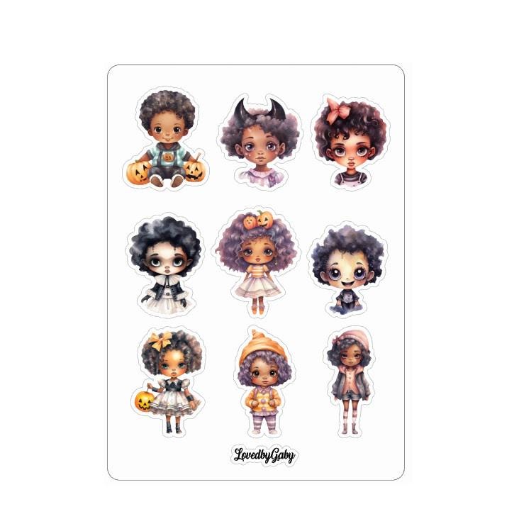 LovedbyGaby stickers cute halloween