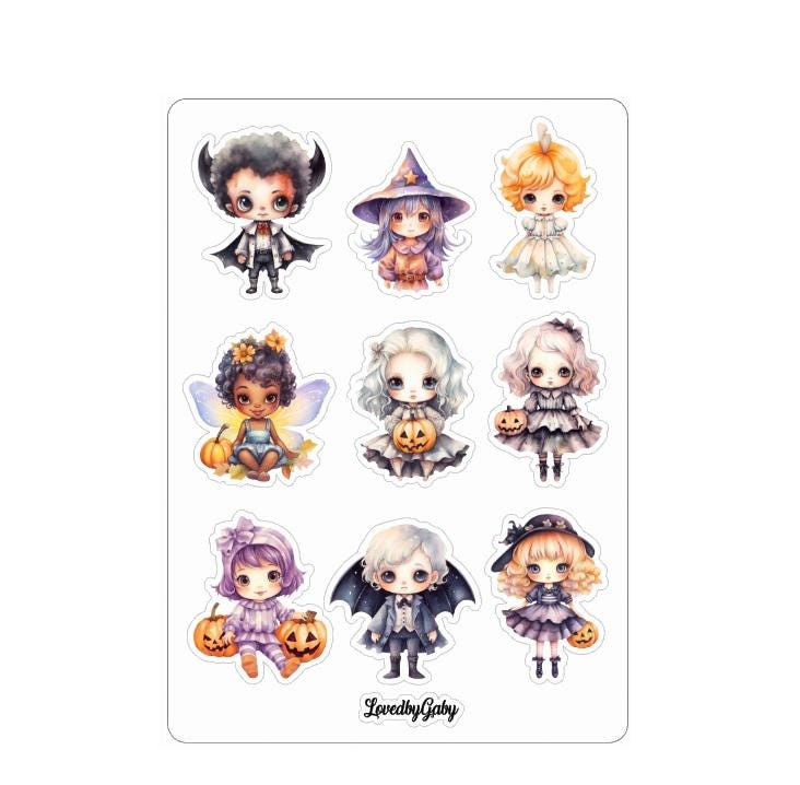 LovedbyGaby stickers cute halloween