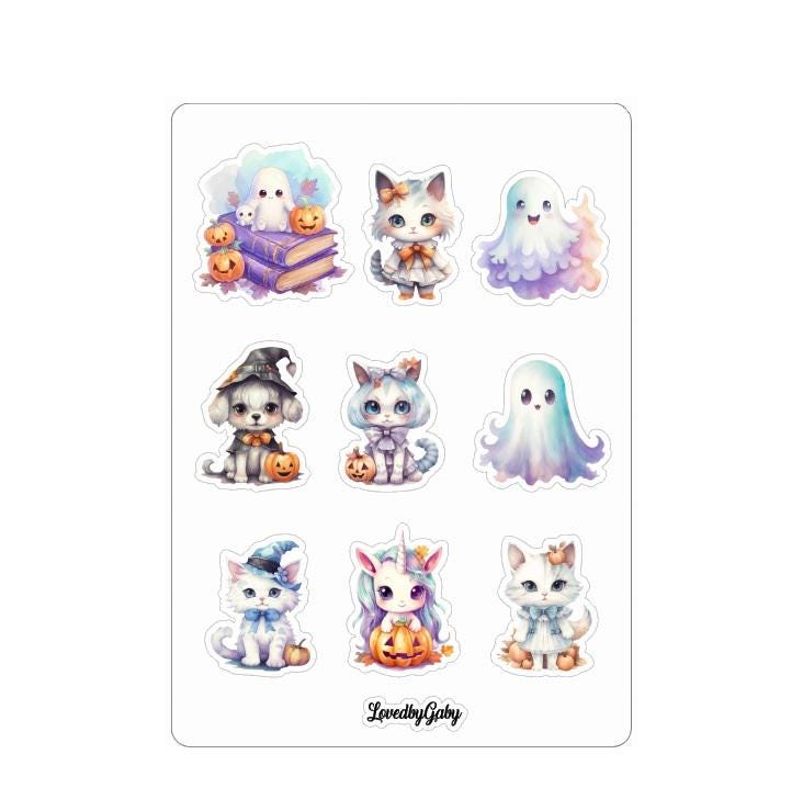 LovedbyGaby stickers cute halloween