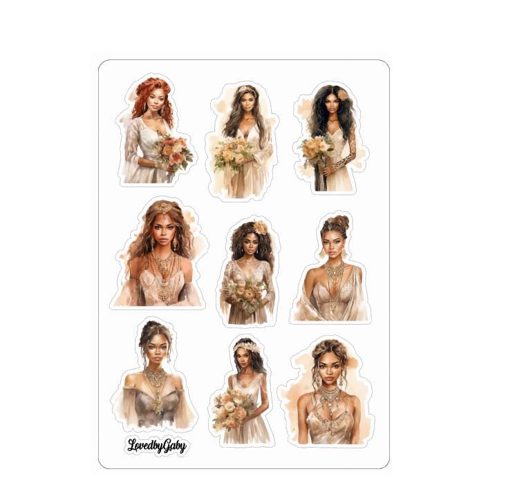 LovedbyGaby stickers Boho chic people