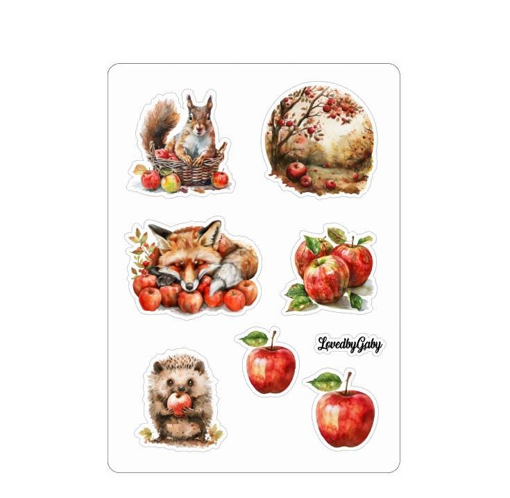 LovedbyGaby stickers Apple Harvest