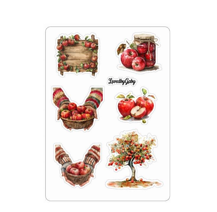 LovedbyGaby stickers Apple Harvest