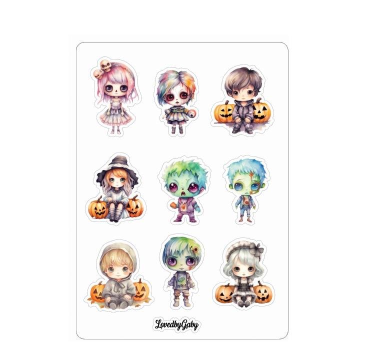 LovedbyGaby stickers cute halloween