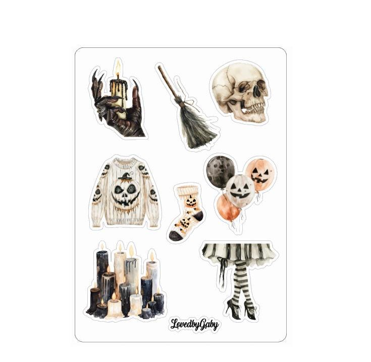LovedbyGaby stickers "Spooky season"