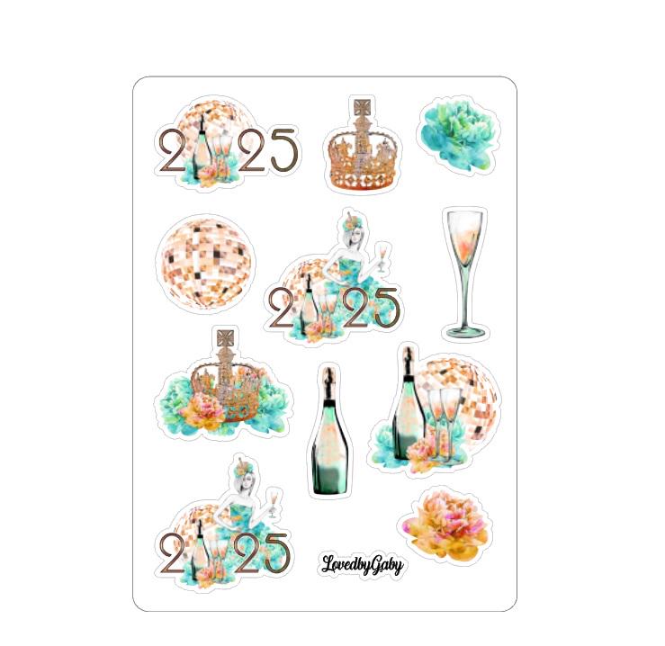 LovedbyGaby stickers "party 2025"