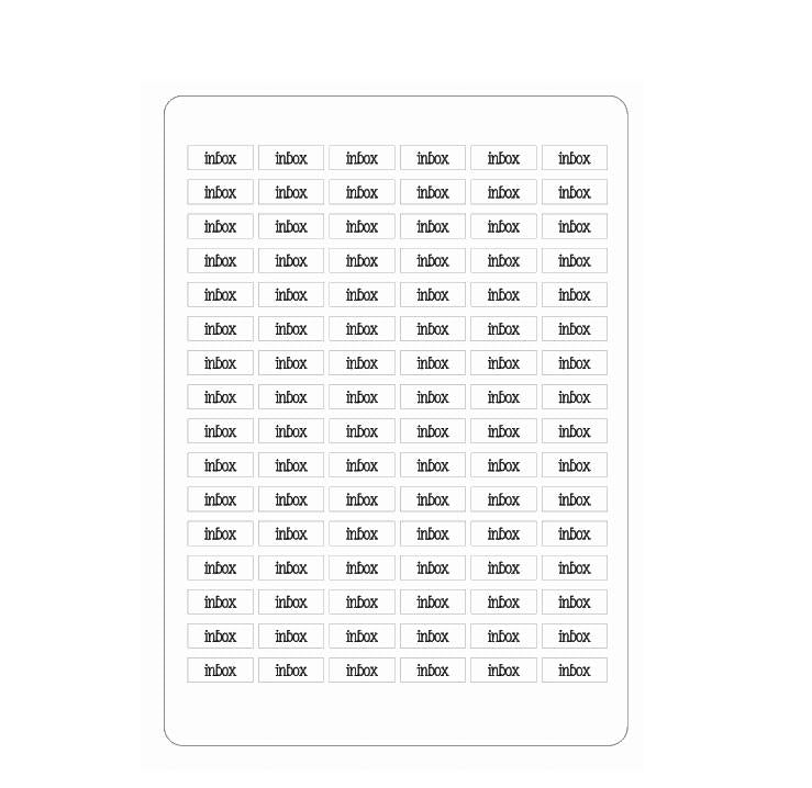 LovedbyGaby washi stickers small words