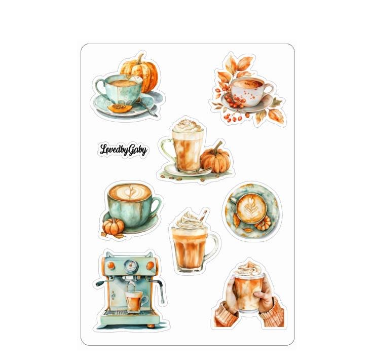 LovedbyGaby stickers Pumpkin latte
