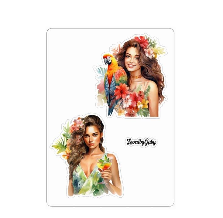 LovedbyGaby stickers Tropical life