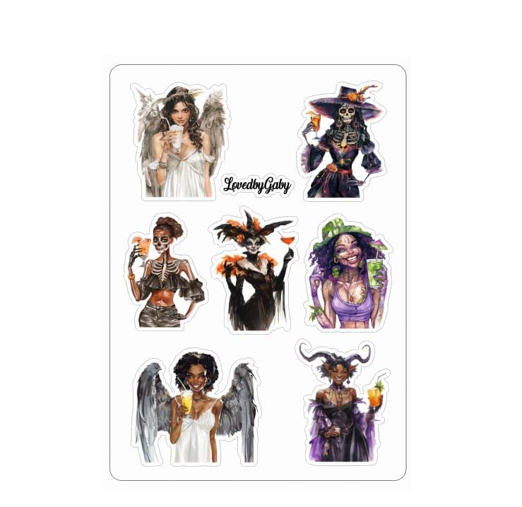 LovedbyGaby stickers Halloween party