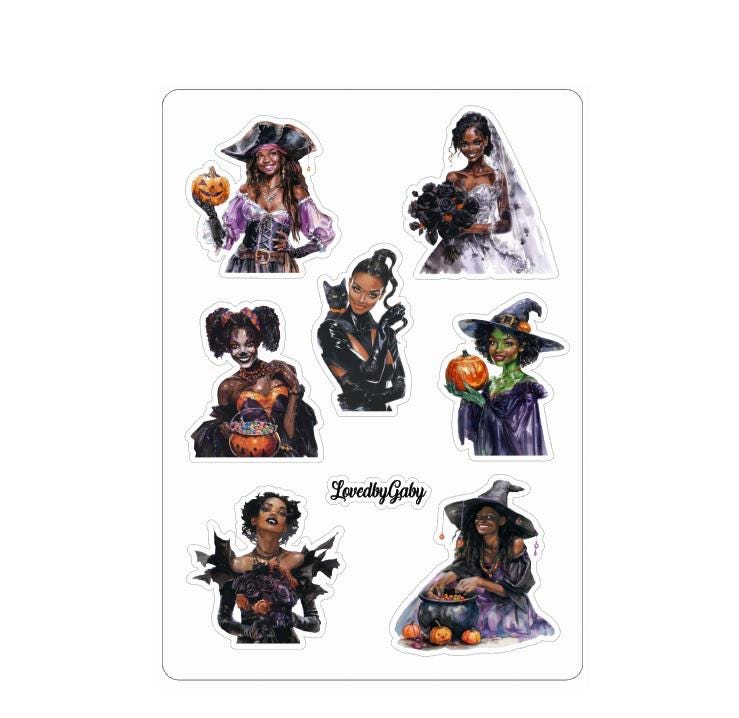 LovedbyGaby stickers Halloween party