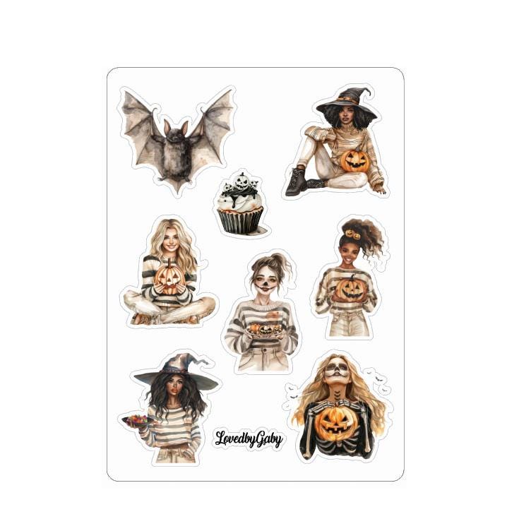 LovedbyGaby stickers "Spooky season"