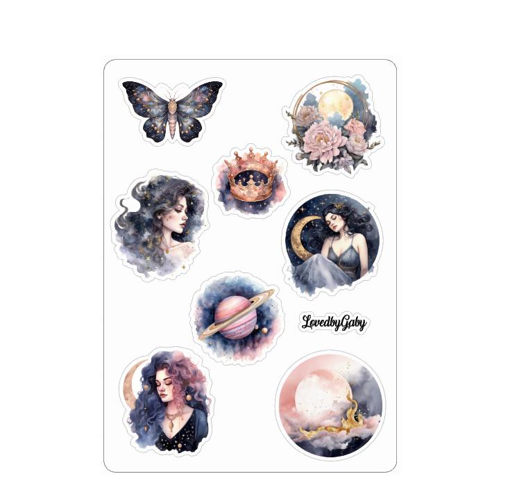 LovedbyGaby stickers Moon