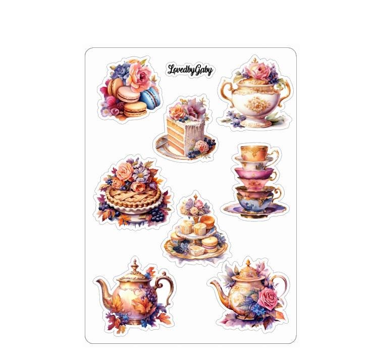 LovedbyGaby stickers Fall tea