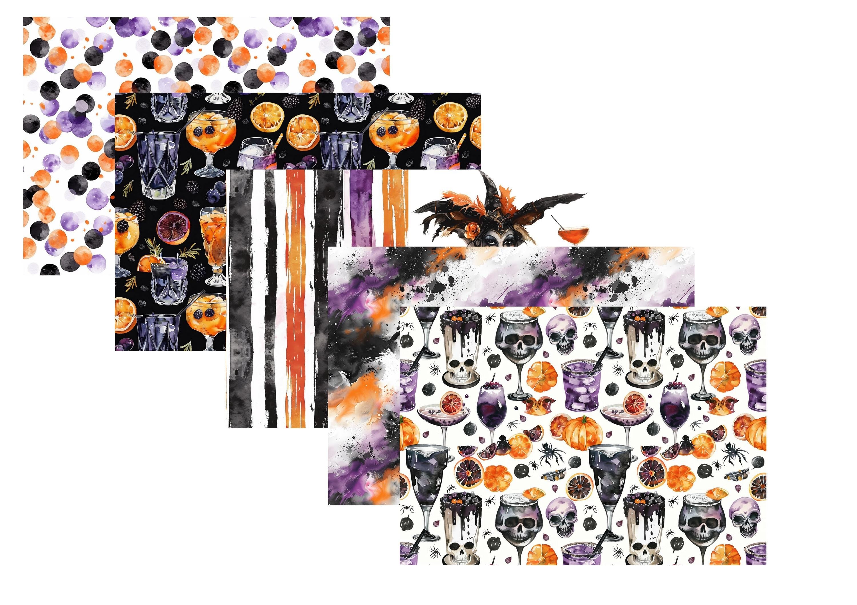 LovedbyGaby A4 journalpaper set Halloween party