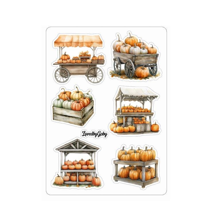 LovedbyGaby stickers Pumpkin patch