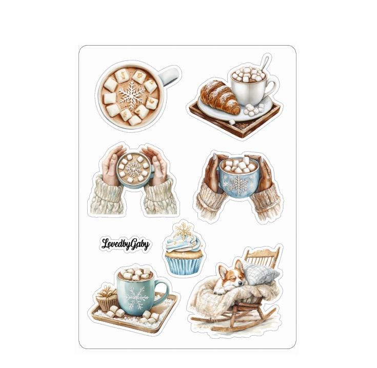 LovedbyGaby stickers Snowydays