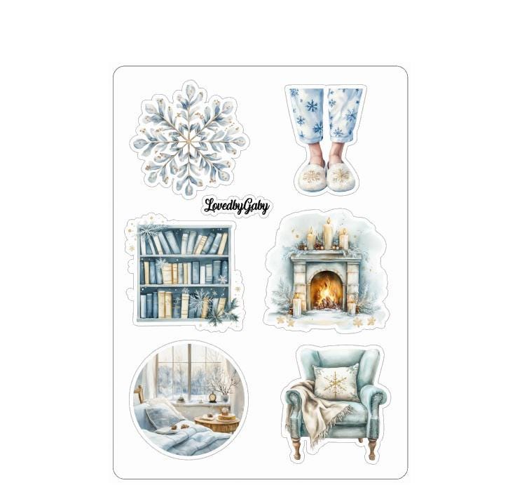 LovedbyGaby stickers Snowydays