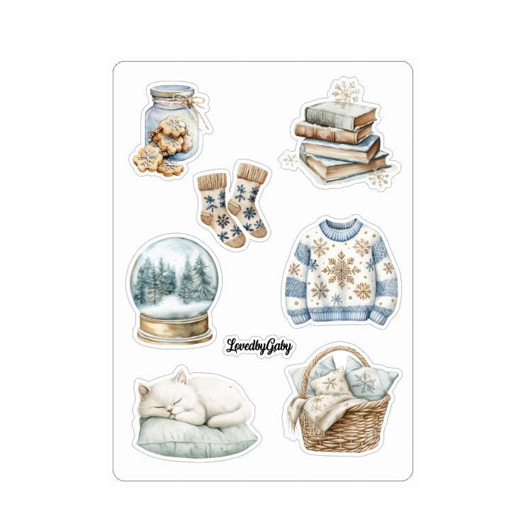 LovedbyGaby stickers Snowydays