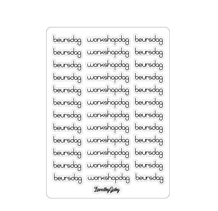 LovedbyGaby stickers bujo diverse 2