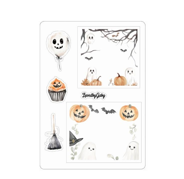 LovedbyGaby stickers Halloween kids