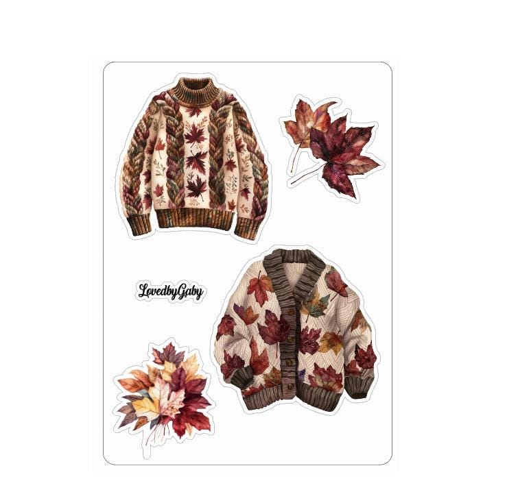 LovedbyGaby stickers Fall book