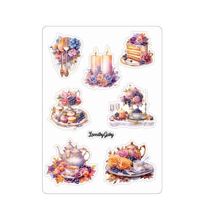 LovedbyGaby stickers Fall tea