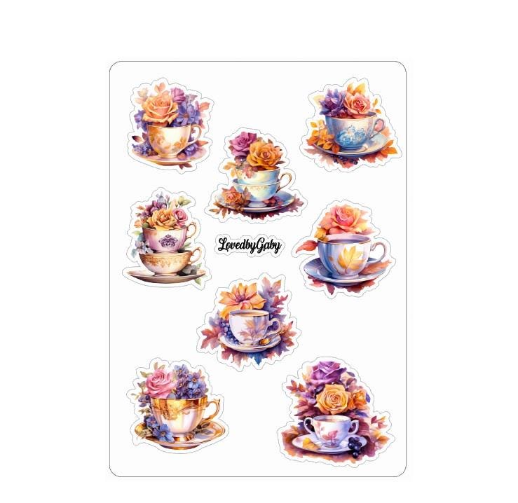 LovedbyGaby stickers Fall tea
