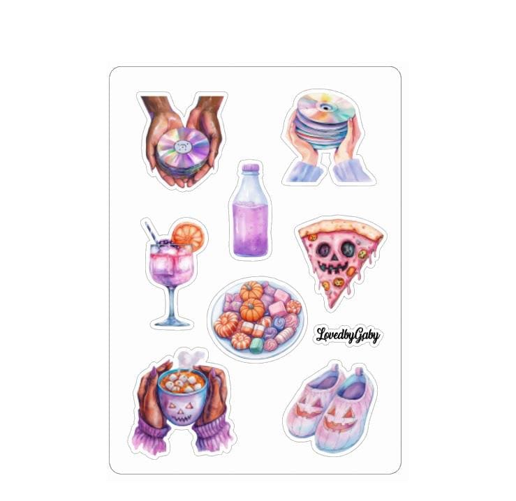 LovedbyGaby stickers Horror movienight