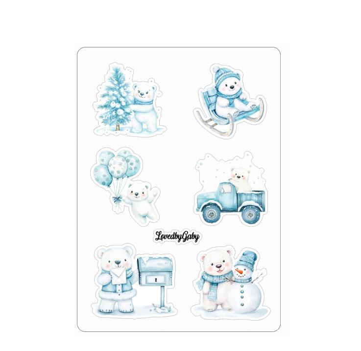 LovedbyGaby stickers christmas Polarbears