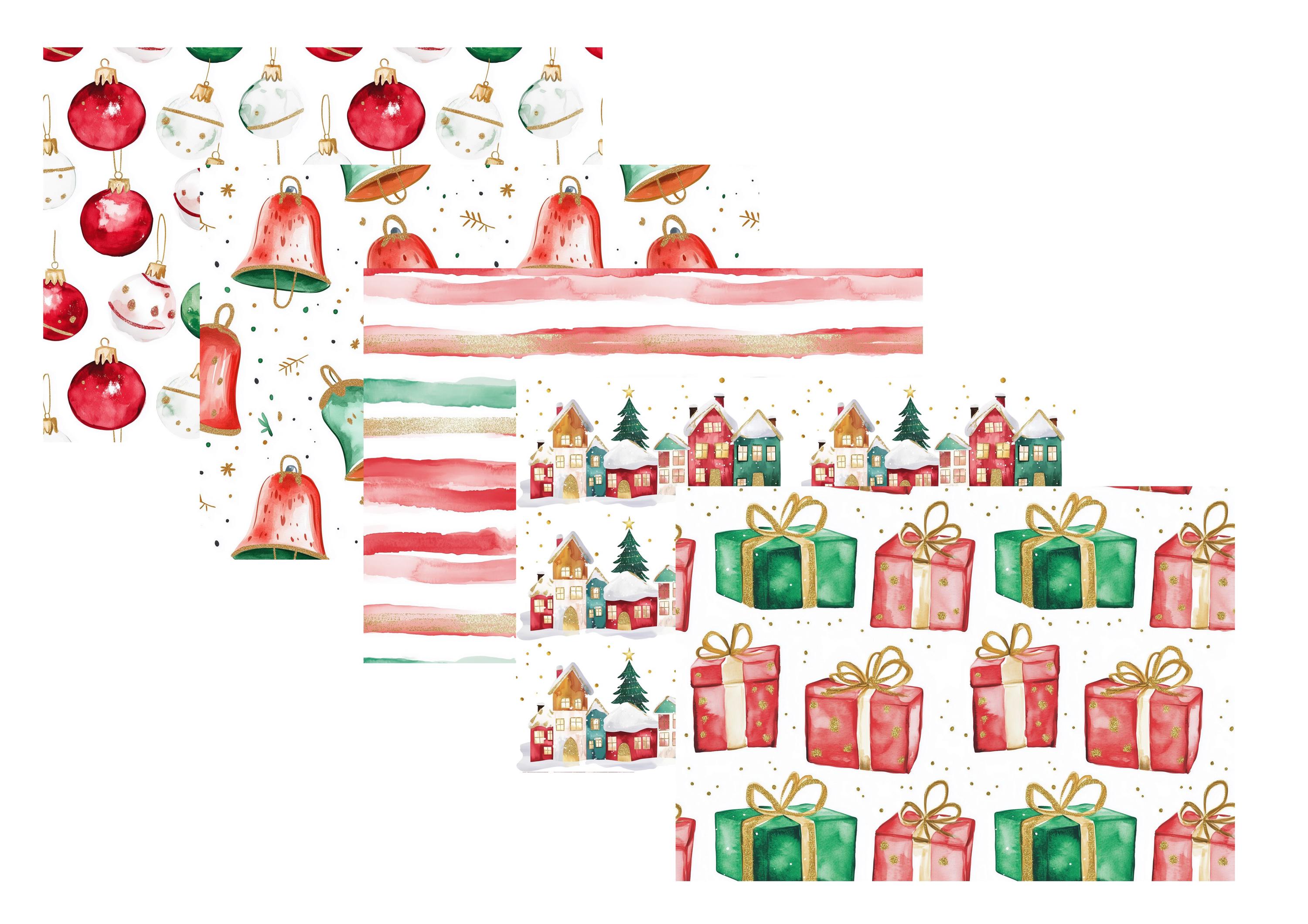 LovedbyGaby A4 journalpaper set Kids Christmas