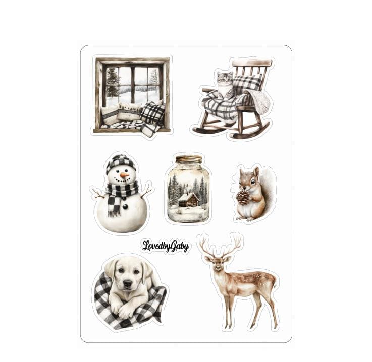 LovedbyGaby stickers cosy cabin