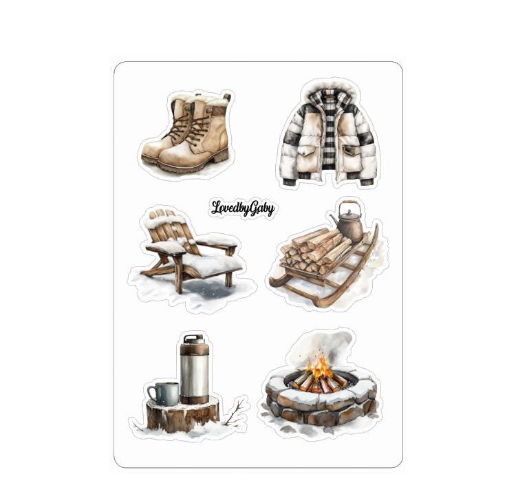 LovedbyGaby stickers cosy cabin