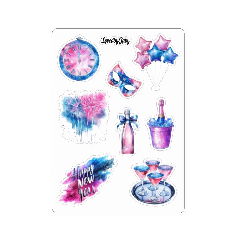 LovedbyGaby stickers Bright newyear