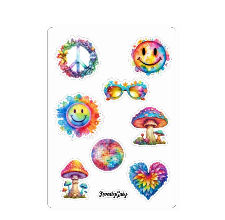 LovedbyGaby stickers Hippie christmas