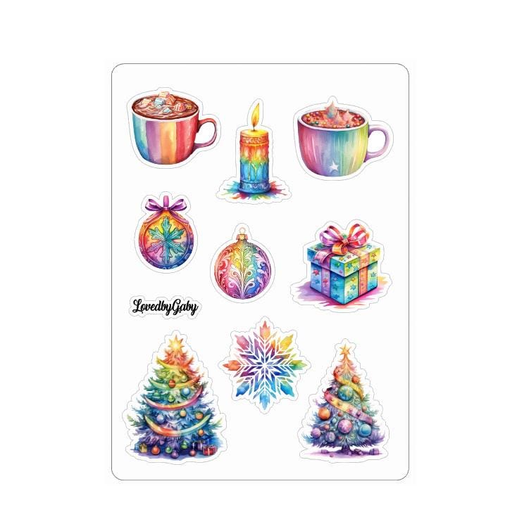 LovedbyGaby stickers Hippie christmas