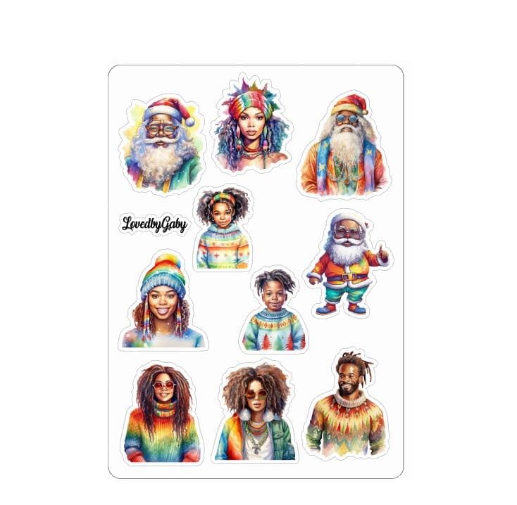 LovedbyGaby stickers Hippie christmas