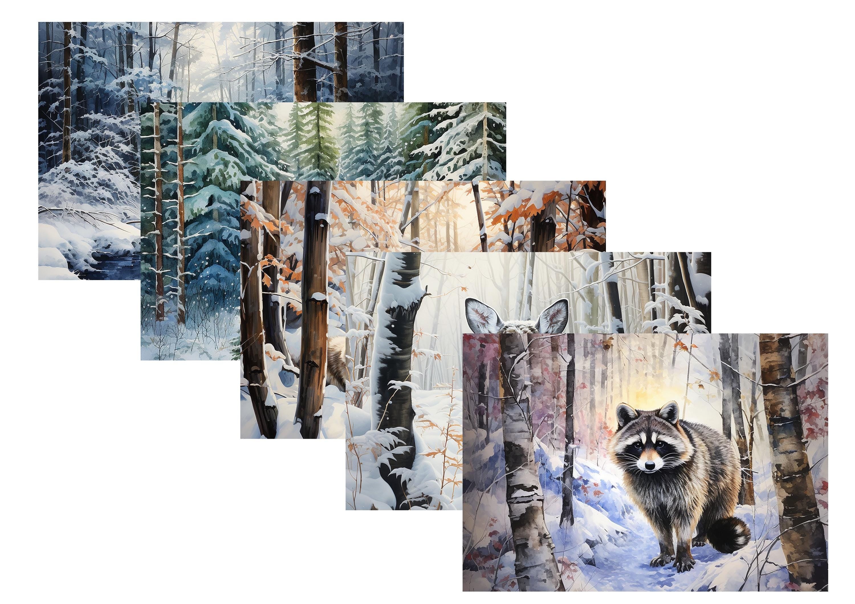 LovebyGaby A4 journalpaper set Snowland