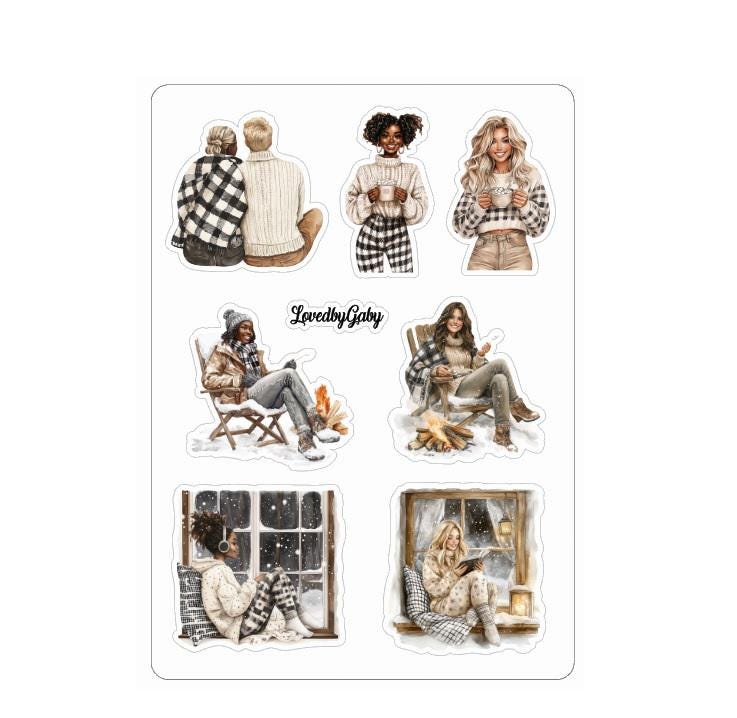 LovedbyGaby stickers cosy cabin